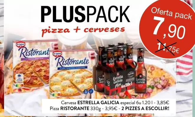 Estrella Galicia/Dr.Oetker - Cervesa Especial/Pizza Ristorante
