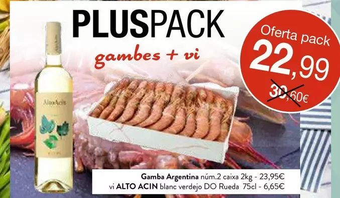 Gamba Argentina Vi Alto Acin Blanc Verdejo DO Ruedo