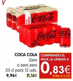 Coca-Cola - Coca Cola Zero O Zero Zero