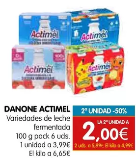 Danone - Actimel Variedades De Leche Fermentada