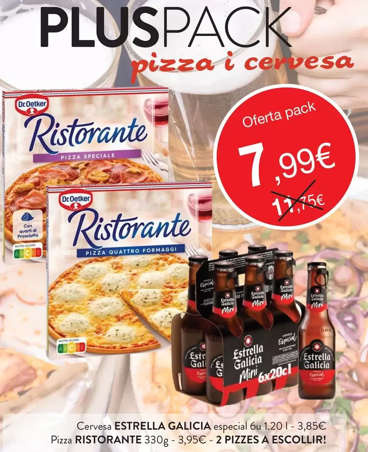 Estrella Galica / Ristorante - Cervesa Especial, Pizza 
