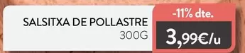 Salsitxa De Pollastre