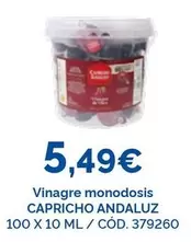 capricho - Vinagre Monodosis