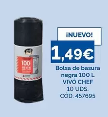 Vivó Chef - Bolsa De Basura Negra