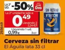 El Águila - Cerveza Sin Filtrar 