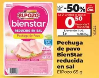 Elpozo - Pechuga De Pavo Bienstar Reducida En Sal