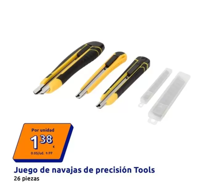 Juego De Navajas De Precision Tools