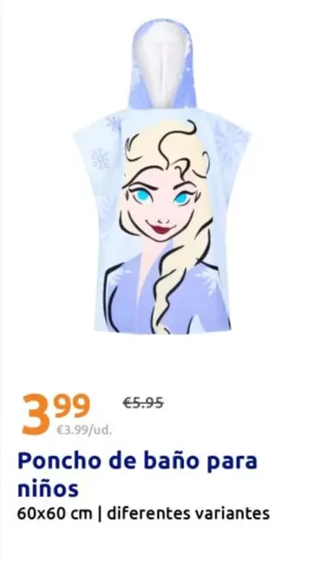 Poncho De Baño Para Ninos