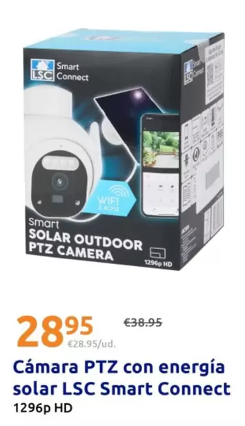 LSC Smart Connect - Cámara PTZ Con Energia Solar