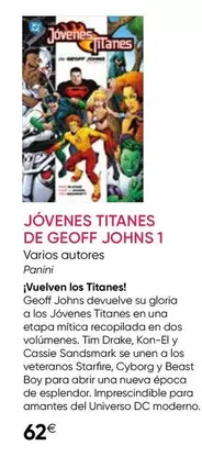 Panini - Jovenes Titanes De Geoff