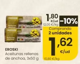 Eroski - Aceitunas Rellenas De Anchoa