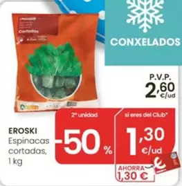 Eroski - Espinacas Cortadas