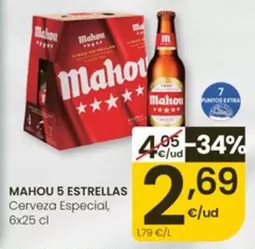 Mahou - 5 Estrellas Cerveza Especial