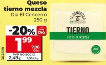 Dia El Cencerro - Queso Tierno Mezcla