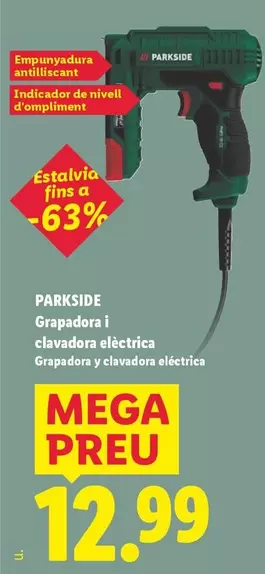 Parkside - Grapadora I Clavadora Electrica