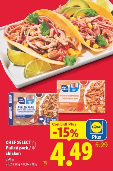 Chef Select - Pulled Pork / Chicken