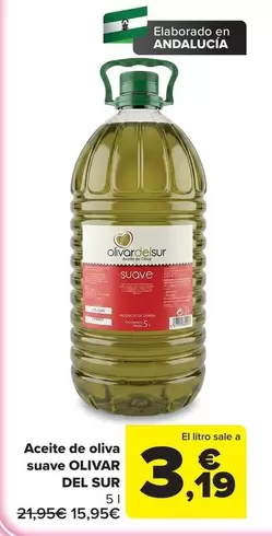 Olivar Del Sur - Aceite De Oliva Suave