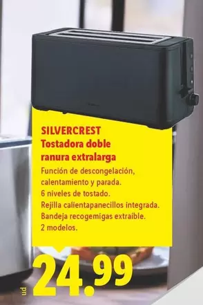 SilverCrest - Tostadora Doble Ranura Extralarga