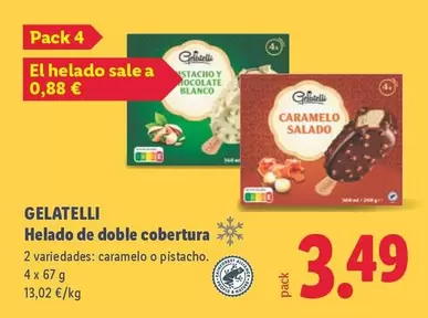 Gelatelli - Helado De Doble Cobertura