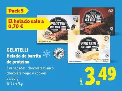 Gelatelli - Helado De Barrita De Proteina
