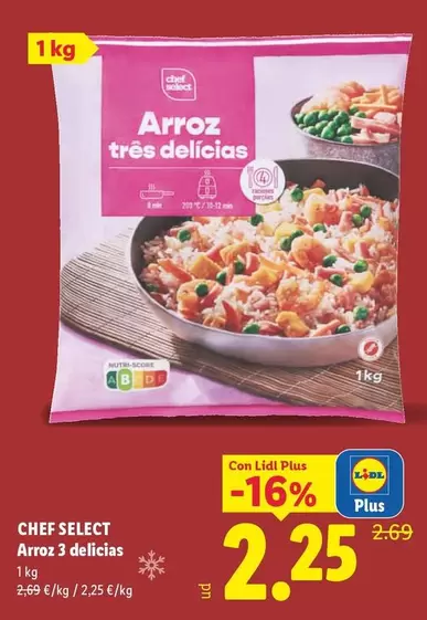 Chef Select - Arroz 3 Delicias