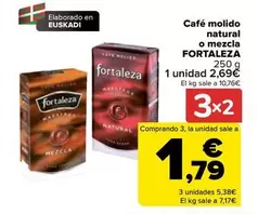 Fortaleza - Café Molido Natural O Mezcla