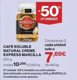 Marcilla - Café Soluble Natural Creme Express