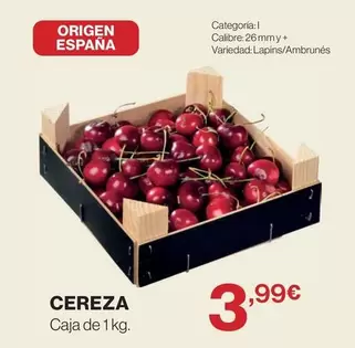 origen - Cereza