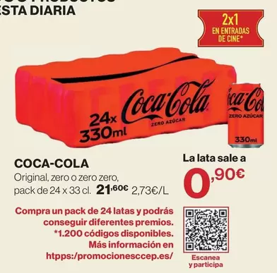 Coca-Cola - Original, Zero O Zero Zero