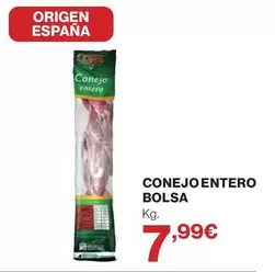 origen - Conejo Entero