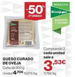El Corte Inglés - Queso Curado