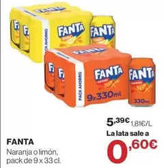 fanta - Naranja O Limón