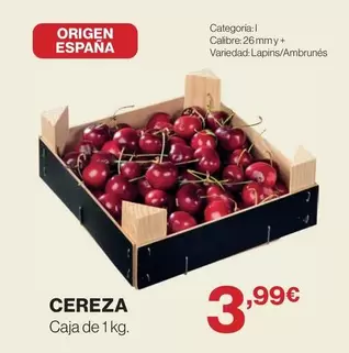 origen - Cereza