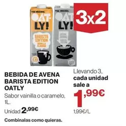 oatly - Bebida De Avena Barista Edition