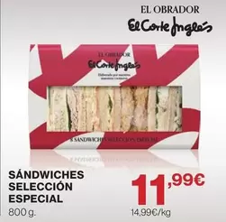 Obrador - Sandwiches Seleccion Especial