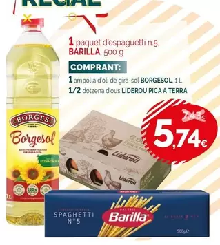 Barilla - 1 Paquet D'espagueti N.5