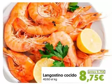 Langostino Cocido