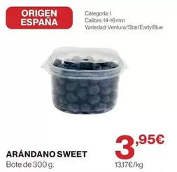 origen - Arándano Sweet