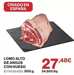 Lomo Alto De Angus Con Hueso
