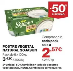 Sojasun - Postre Vegetal Natural