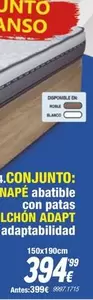 Blanco - Nape Abatible Con Patas Adaptabilidad