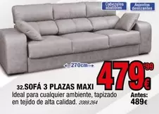 Ideal - Sofá 3 Plazas Maxi