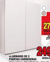 Armario De 2 Puertas Correderas