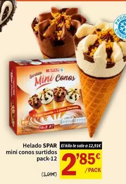 Spar - Helado Mini Conos Surtidos