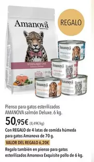 El Corte Inglés - Pienso Para Gatos Esterilizados Salmón Deluxe