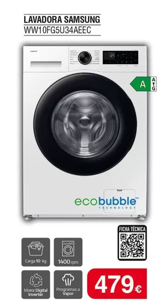 Samsung - WW10FG5U34AEC