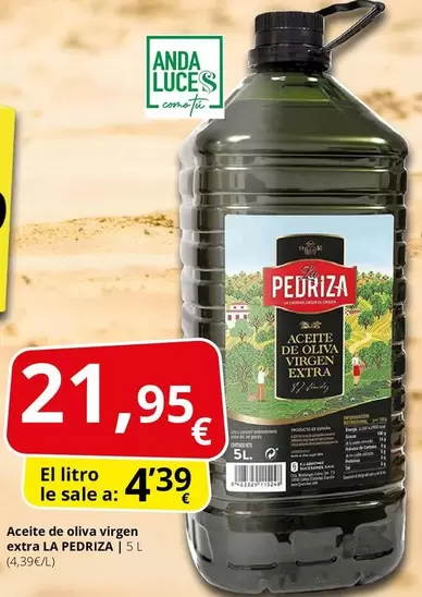 La Pedriza - Aceite De Oliva Virgen Extra