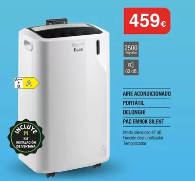 Aire - Acondicionado Portatil Pac Em90k Silent
