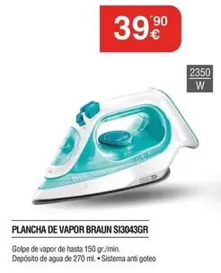 Braun - Plancha De Vapor SI3043GR