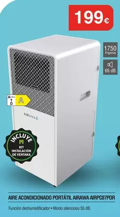 Aire - Acondicionado Portátil Airawa Airpc07por